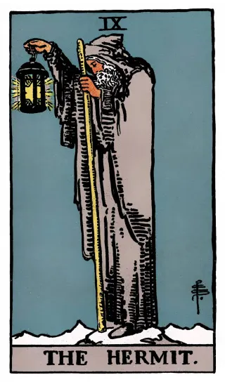 Der Eremit – Rider-Waite-Tarot